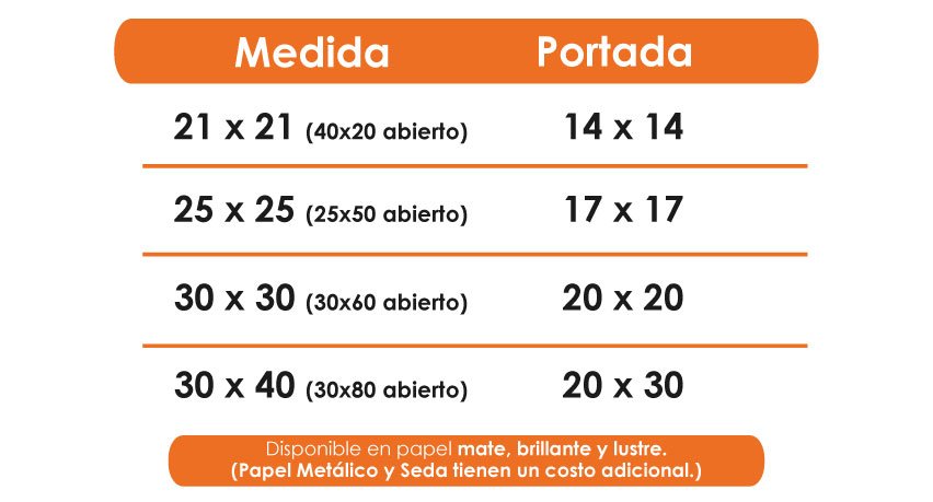Medidas libro de pasta mixta