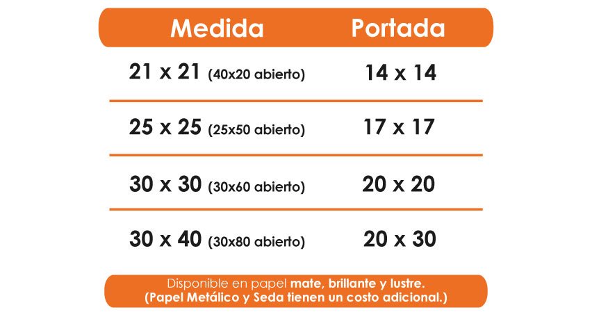 Medidas libro tapa de atril