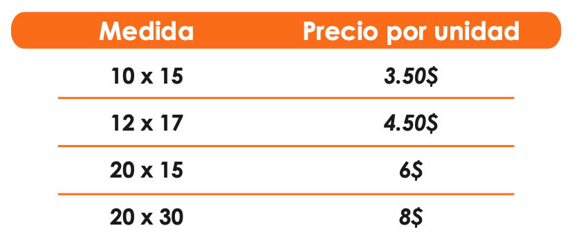 especificaciones placa acrilico dismaprint