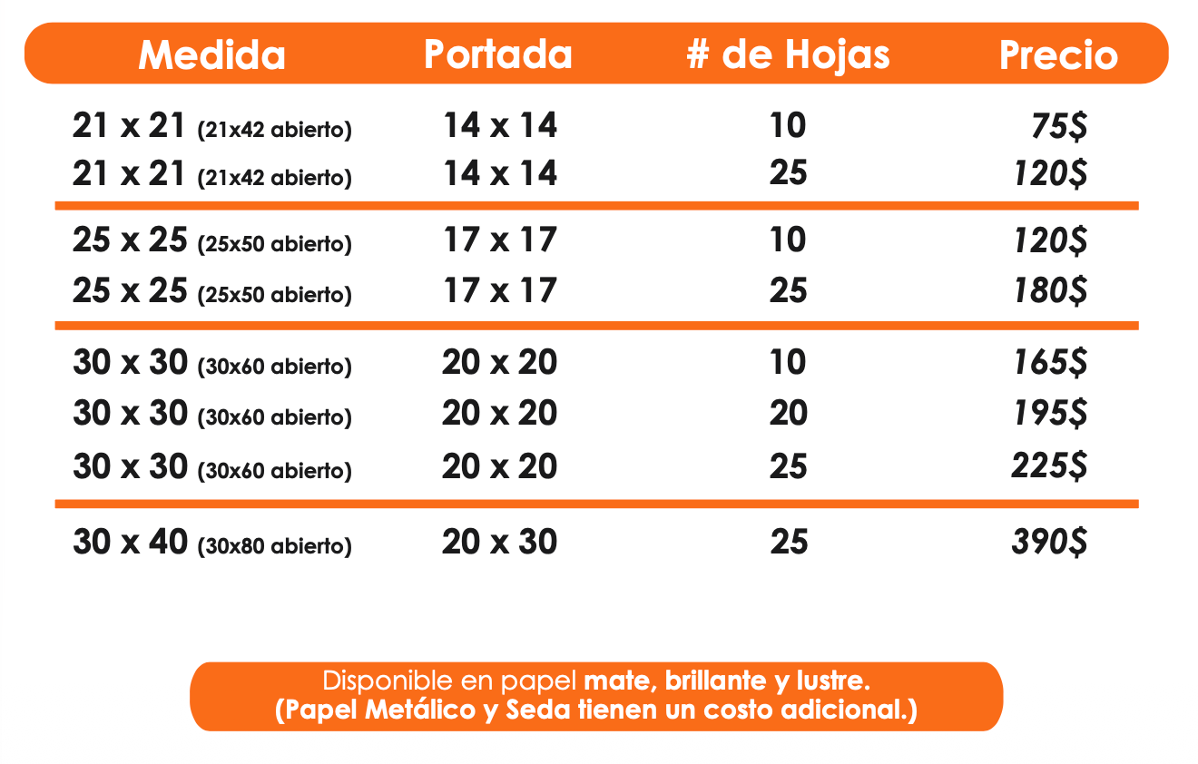 especificaciones book mixta dismaprint
