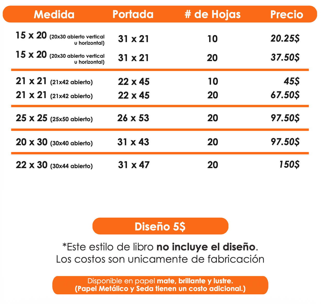 especificaciones book noguardas dismaprint